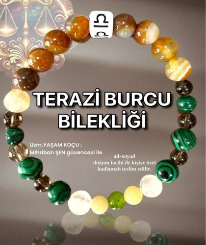 Doğaltaş TERAZİ Burcu bilekliği