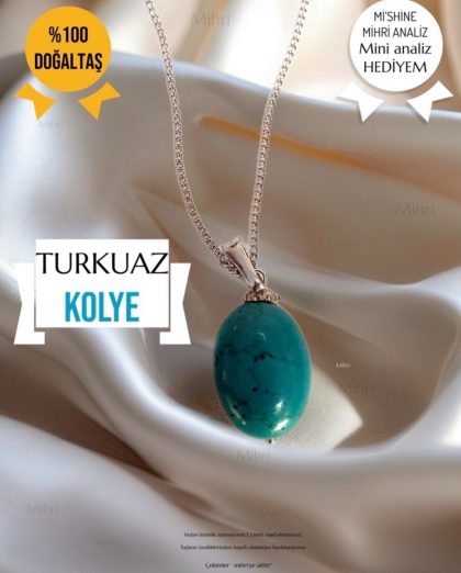 TURKUAZ KOLYE (ZİNCİRLİ )