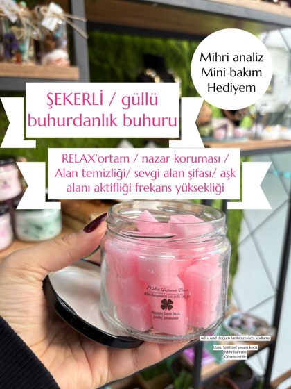 BUHUR KAVANOZU GÜL AROMALI